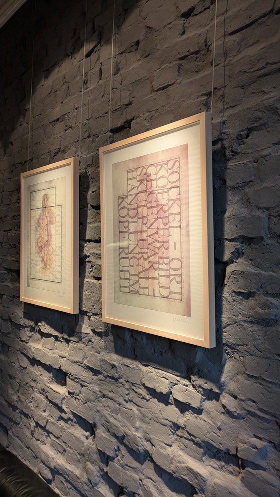 Image 1 of Franz Erhard Walther - 2 framed editions