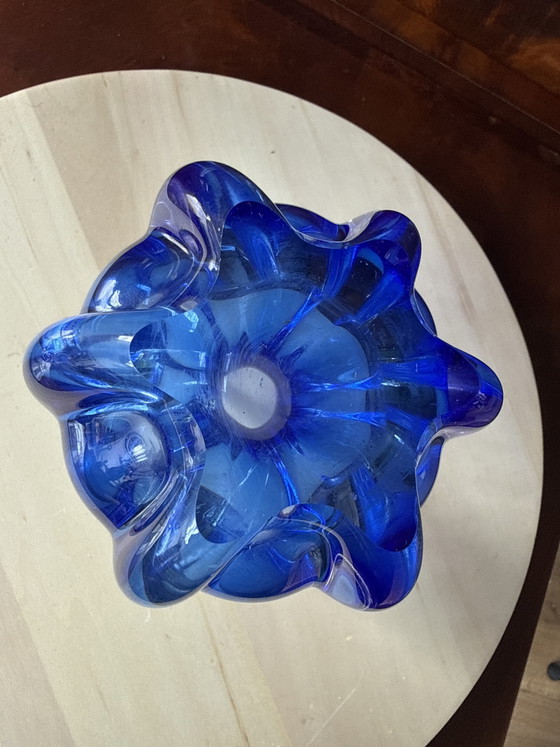 Vintage MCM Bohemian vase and small bowl – Glass (photo 5 of 10)