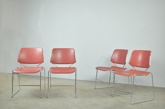 Image 1 of MATRIX Krueger dining chairs designed by Thomas Tolleson, USA 1970s