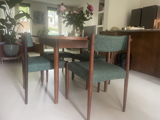 Deens design eetkamersroelen set 4