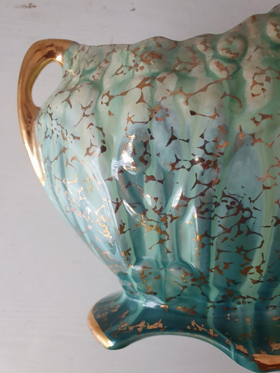 Image 1 of Jardinera Art Deco Faïenceries de Thulin – modelo 2071 – modelo de catálogo – ca. 1935