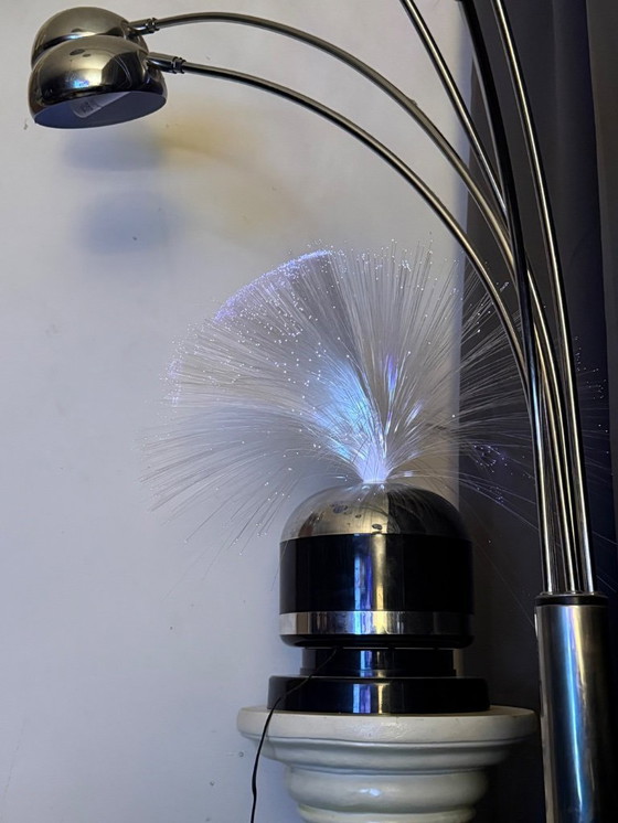 Image 1 of Vintage space age fiber optic lamp  50 cm breed 
