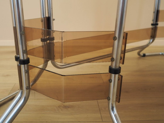 Image 1 of Mahogany desk, Italian design, 1980s, made in Italy