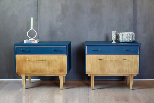 The Tuscan Line Pair – Mid-Century Nightstands