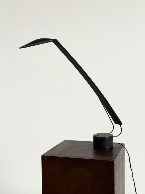 Dove Design Desk Lamp in Black by Marco Colombo & Mario Barbaglia for PAF Studio