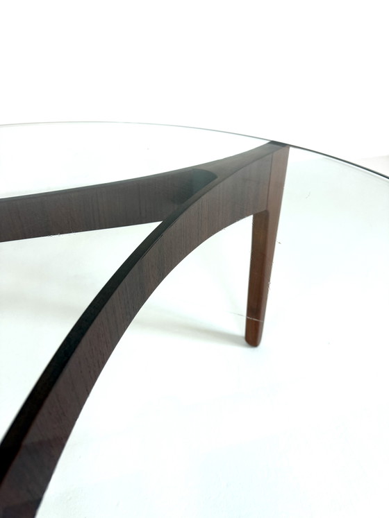 Vintage Coffee Table Model No. 104, Sven Ellekær ‘60 – Glass, Wood (photo 8 of 14)