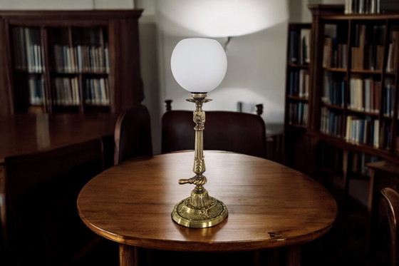 Image 1 of Lampe bronze ciselé style Napoléon III - Époque fin XIXeme 