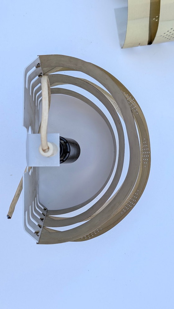 Image 1 of Applique scultorea in ottone – Werner Schou per Coronell Elektro