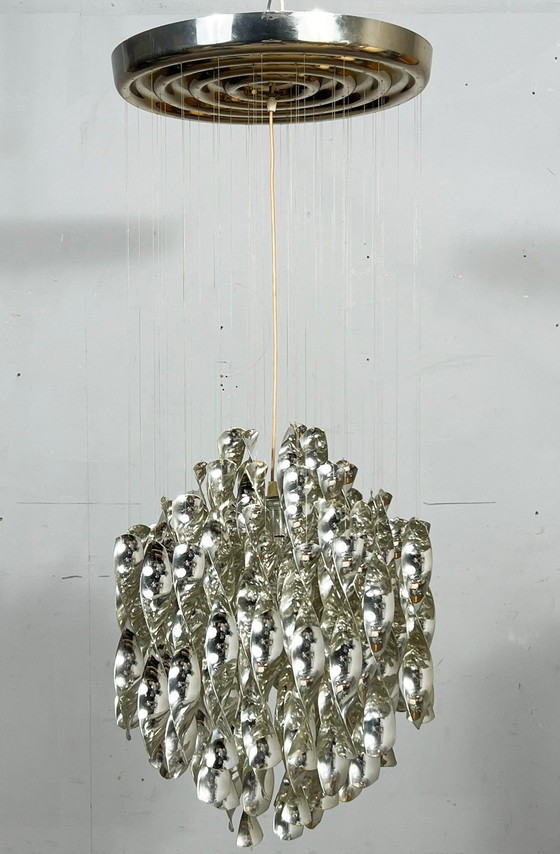 Image 1 of Lampada da soffitto a spirale di Verner Panton per Lüber AG, modello SP1, Germania, anni '70.