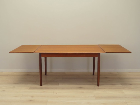 Image 1 of Table en teck, design danois, années 1970, fabrication : Danemark