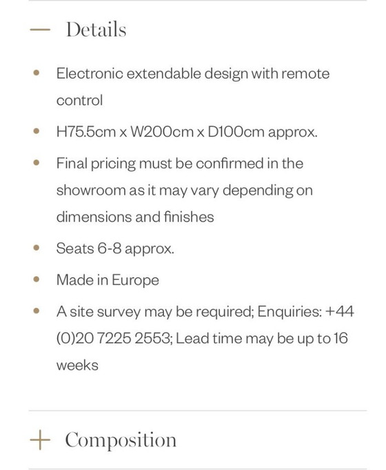Image 1 of Roche Bobois Astrolab 2.0 Dining Table