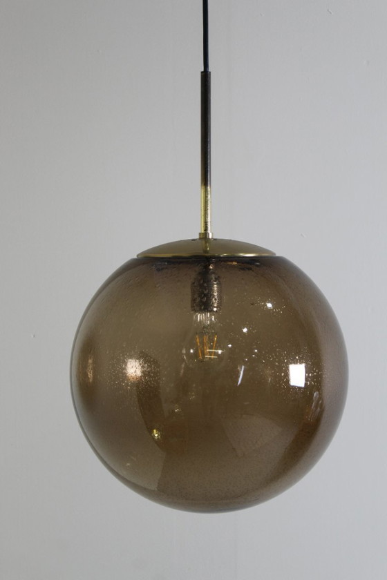 Image 1 of Vintage design rookglas bollamp XL