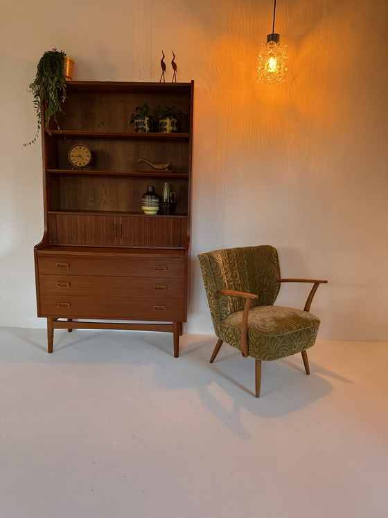 Image 1 of Lampada a sospensione vintage in vetro a bolle, Helena Tynell anni '70