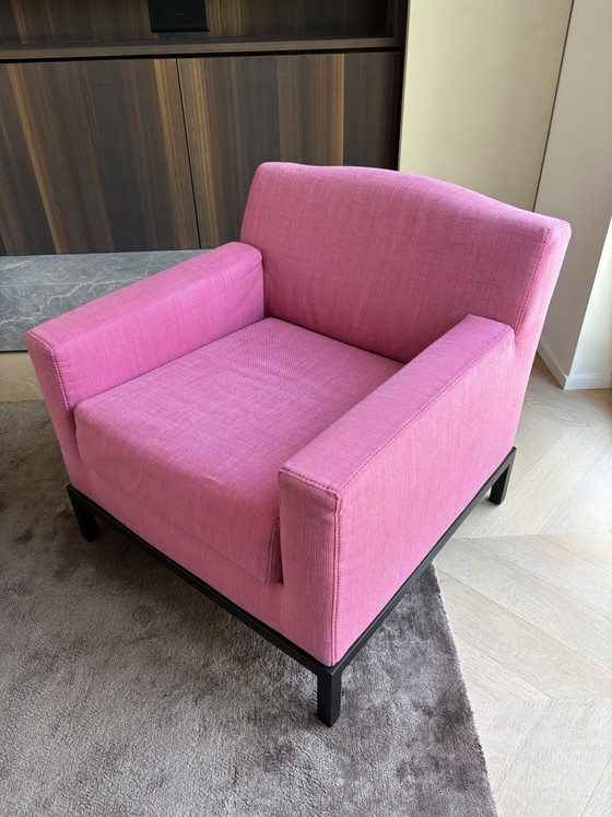 Image 1 of Fauteuils Meridiani (lot de 2) – rose – housses amovibles