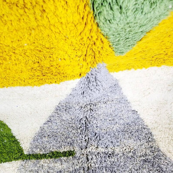 Gebroken wit Marokkaans vloerkleed met kleurrijke patronen, 250cm x 150cm – Vloerkleden en tapijten, Wool (photo 6 of 8)