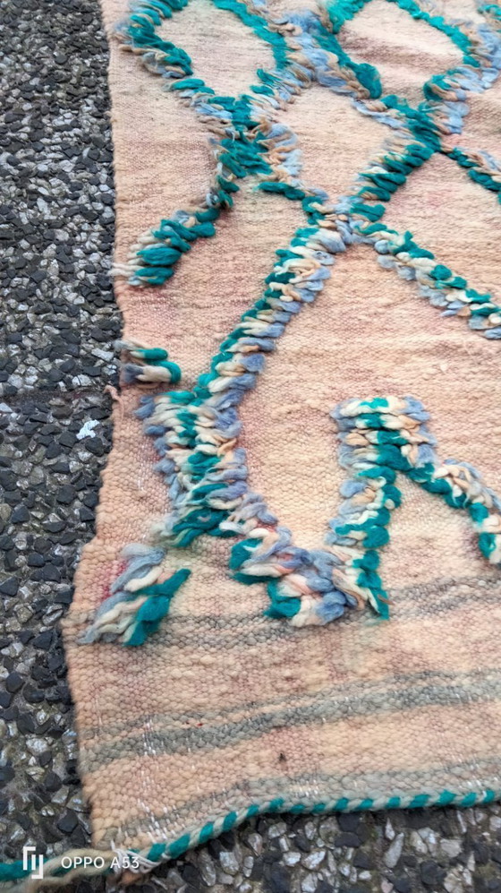 Image 1 of Handgeknoopt Berber kleed wol 385x185cm