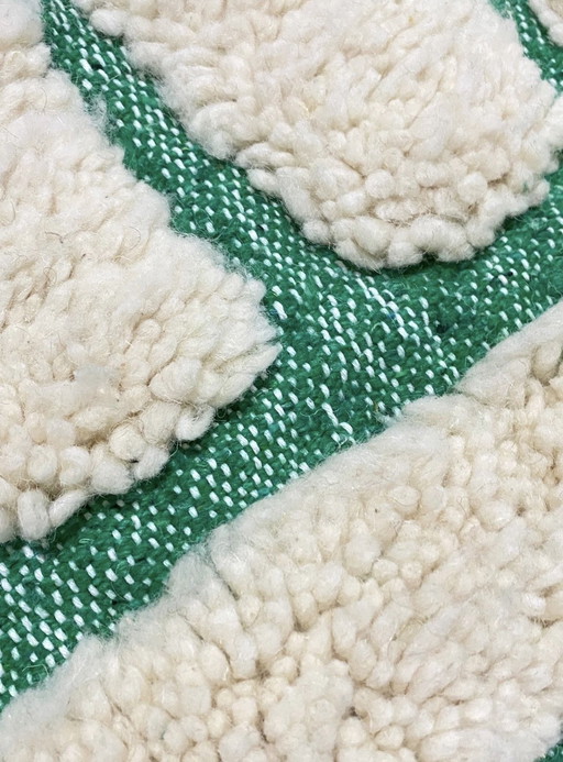 Authentischer handgeknüpfter Berberteppich aus dem Atlasgebirge – 150 x 100 cm – Wolle