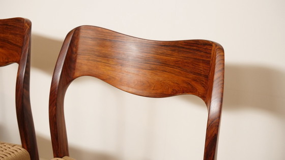 Image 1 of 4 Stühle | Niels Otto Møller | Modell 71 | Palisanderholz | Restauriert