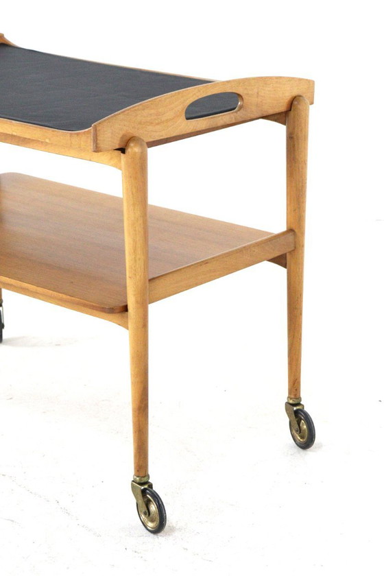 Image 1 of Vintage Trolley Met Los Dienblad