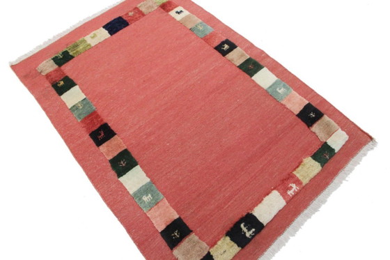 Image 1 of Original Modern Perser Gabbeh,Kelim Woll Teppich 145 x 100 cm Top Zustan