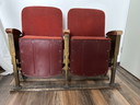 Retro cinema/theater chairs/chairs