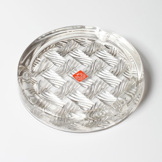 Image 1 of Vintage RCR kristallen asbak: Italiaans glas uit het midden van de 20e eeuw, jaren 90