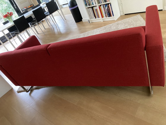 Image 1 of Canapé Artifort Mare 2,5 places, rouge foncé