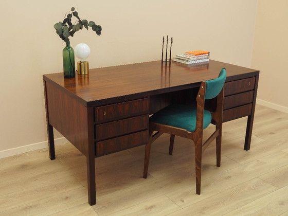 Image 1 of Bureau van palissanderhout, Deens design, jaren 70, vervaardigd door Omann Jun.