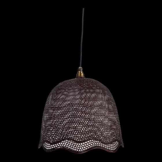 Image 1 of Webbing Beehive Hanging Lamp, 1930S