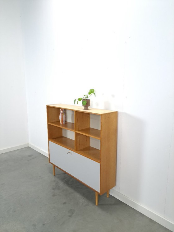 Image 1 of Danish Domino Mobler cabinet with flap door