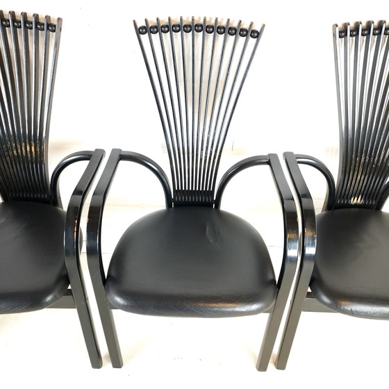 Image 1 of 4x vintage stoel Totem Torstein Nilsen