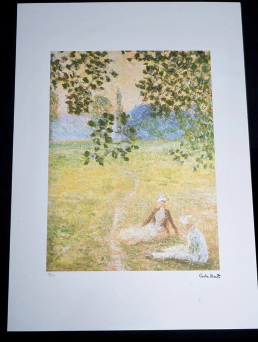 Claude Monet (1840-1926) - Summer – lithos zeefdrukken, Paper