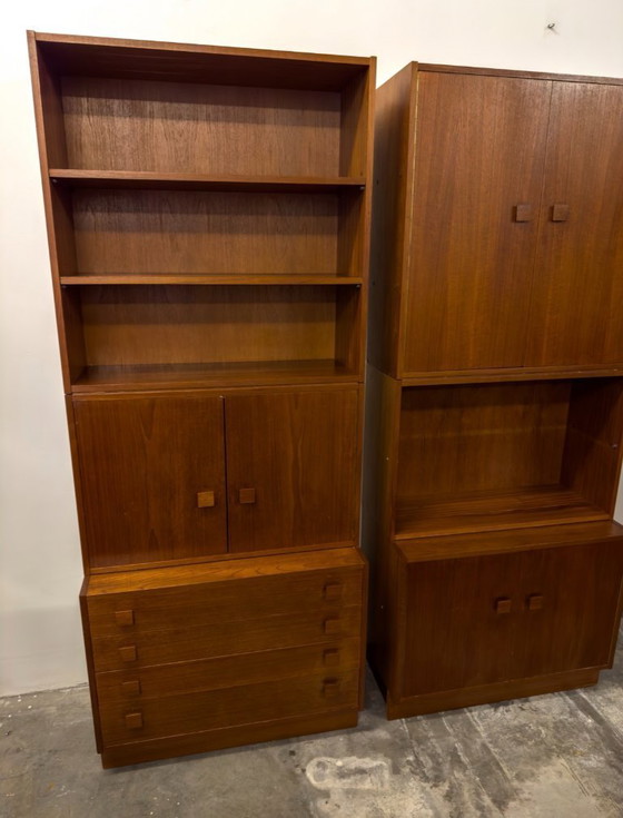 Image 1 of Ensemble d'armoires murales modulaires vintage