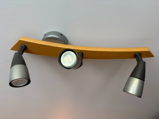 Plafonnier moderne à 3 spots réglables