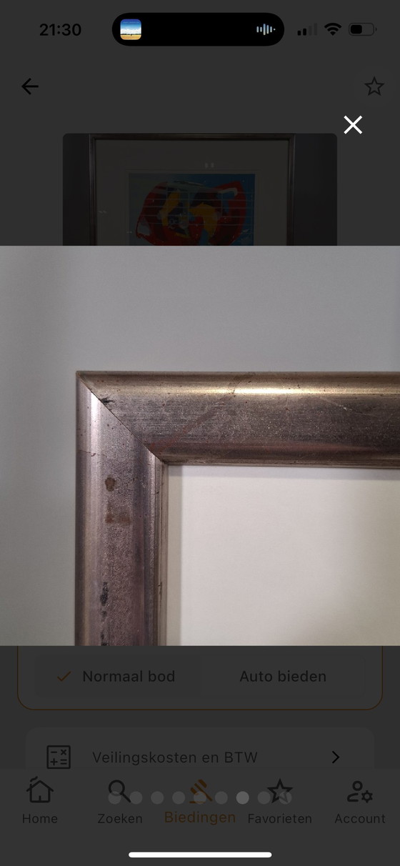 Image 1 of Prelude V 10/30 screen print by Frits Droog 54x67 cm