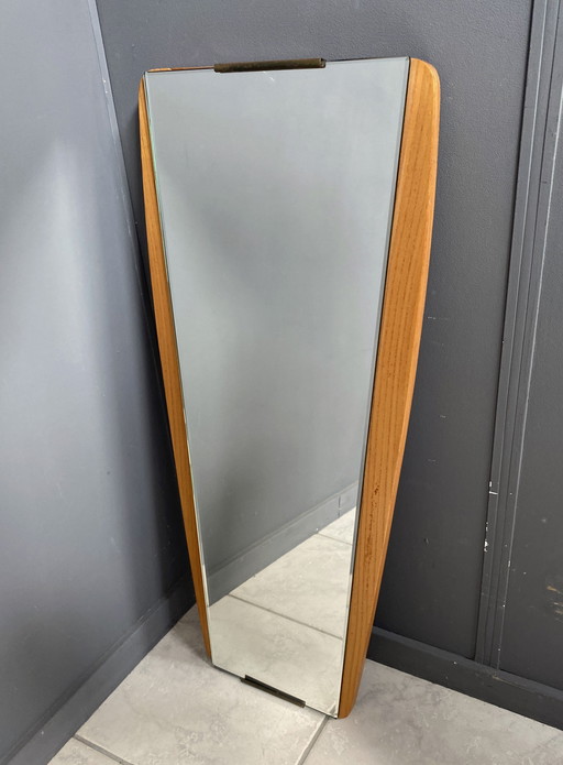 wood mirror 1960s