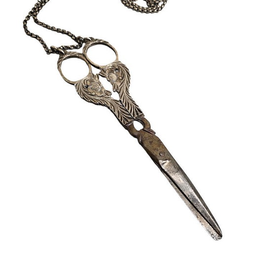 Image 1 of Antique Frisian silver Chatelaine, early 19th century