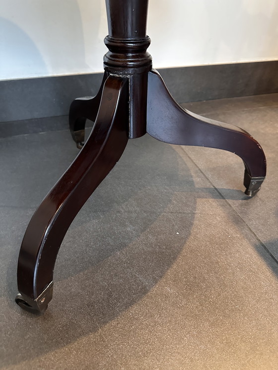 Image 1 of Montaplatos plegable antiguo / Mesa de servicio de dos niveles con ruedas