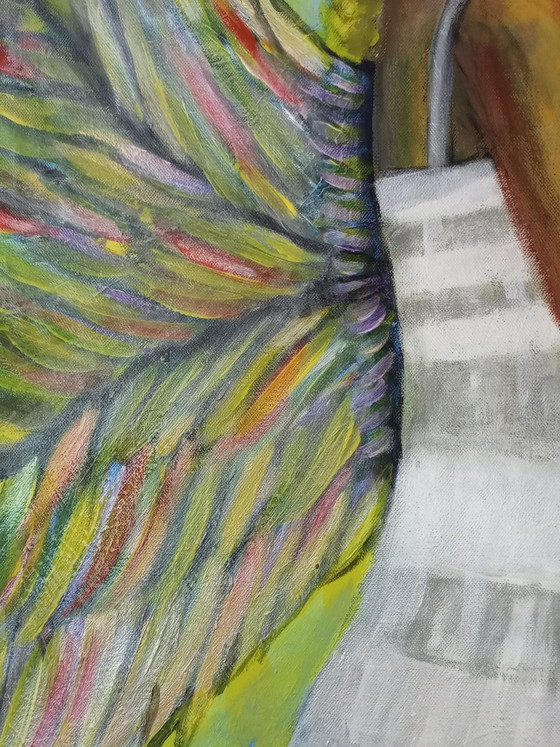 Image 1 of T.van Steenbergen "Angels" 100 x 100 cm