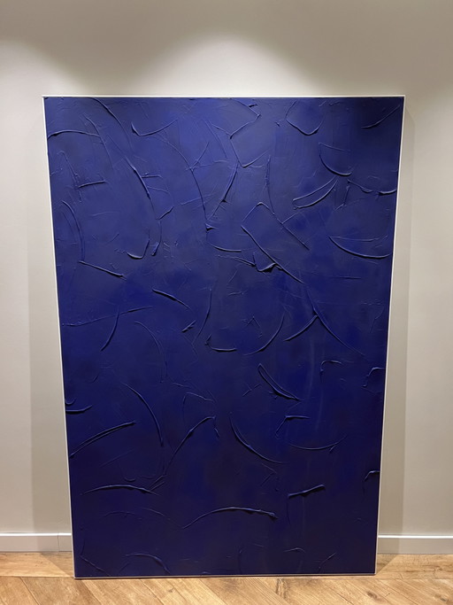 Painting - Deep Blue (120x180) – schilderijen tekeningen, Canvas
