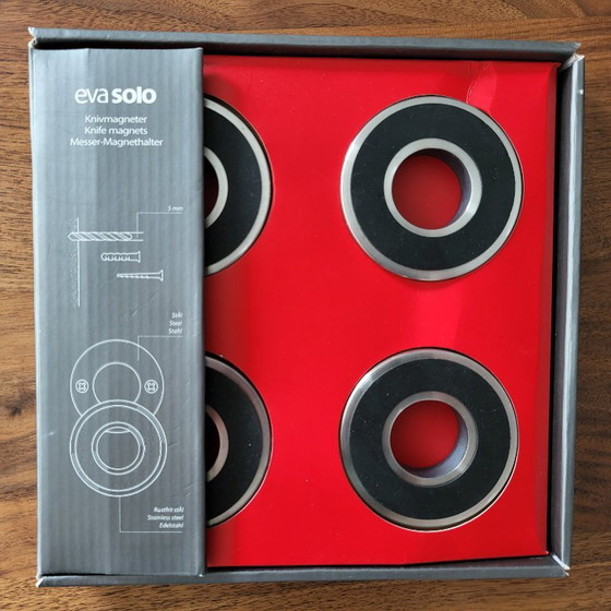 4x Eva Solo magnetic holders for kitchen knives – Kitchen accessories, rvs (photo 4 of 6)