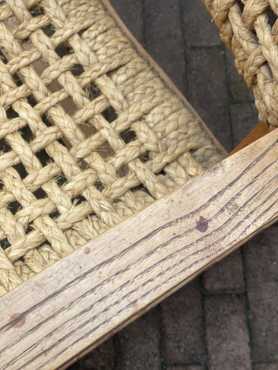 Image 1 of Fauteuil Bas van Pelt 1936 -chaise corde audoux minet