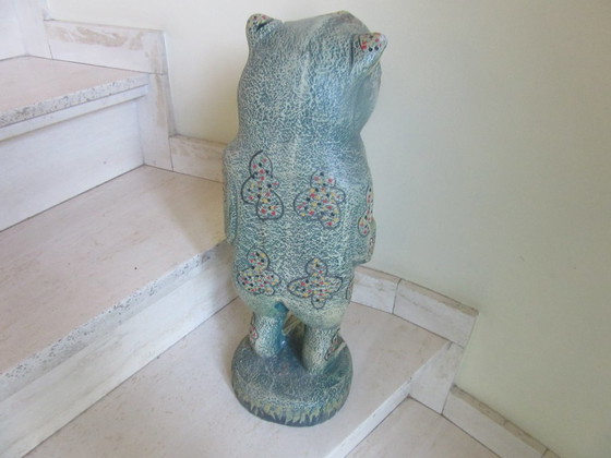 Image 1 of FIGURINE DE GRENOUILLE FAITE MAIN STYLE MODERNE DU MILIEU DU SIÈCLE