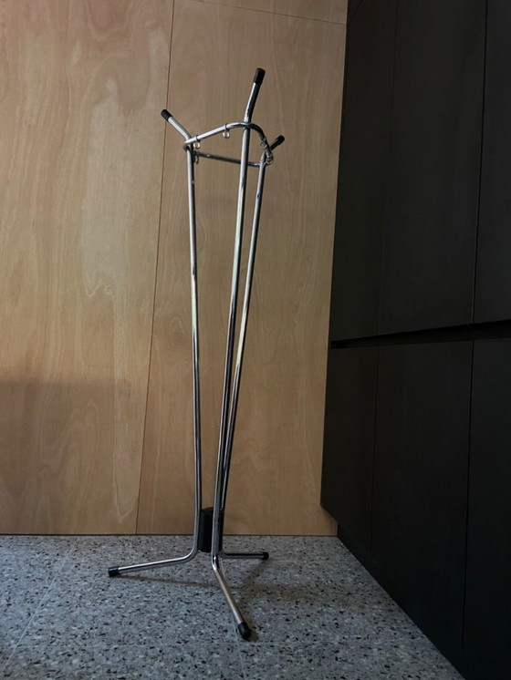 Image 1 of Thubax van Willy van der Meeren, jaren 60 Chroom kapstok