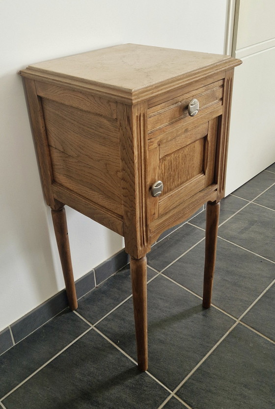 Image 1 of Louis XVI-stijl meubilair - massief eiken - jaren 1940