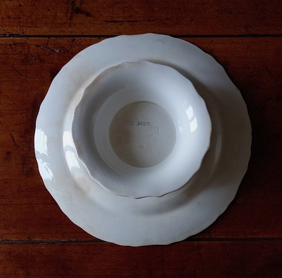 Image 1 of Placa montada sobre un pie, Minton 1890