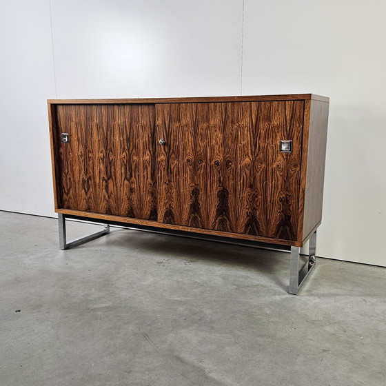 Image 1 of Credenza vintage con ante scorrevoli, palissandro