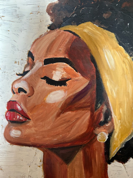 Paz interior, Fabienne van Acquoy, Pinturas y dibujos, Lienzo, Negro (foto 5 de 5)
