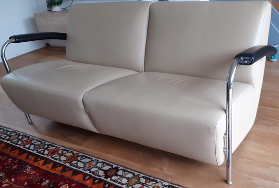 Image 1 of LEOLUX SCYLLA 2,5- zits bank, leder uitvoering.