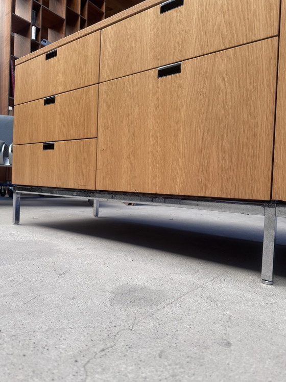 Knoll International No. 2544 Credenza, Florence Knoll – Credenze, Wood, Chrome (photo 7 of 10)